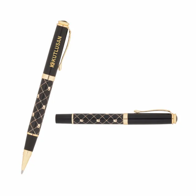 656-R Metal Roller Kalem Siyah-Gold