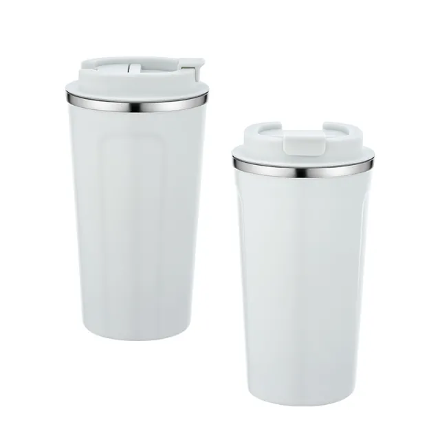 5334 Çelik Termos / 450 ml Beyaz
