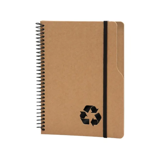 2453 Spiralli Kraft 15 x 20 Defter Kraft
