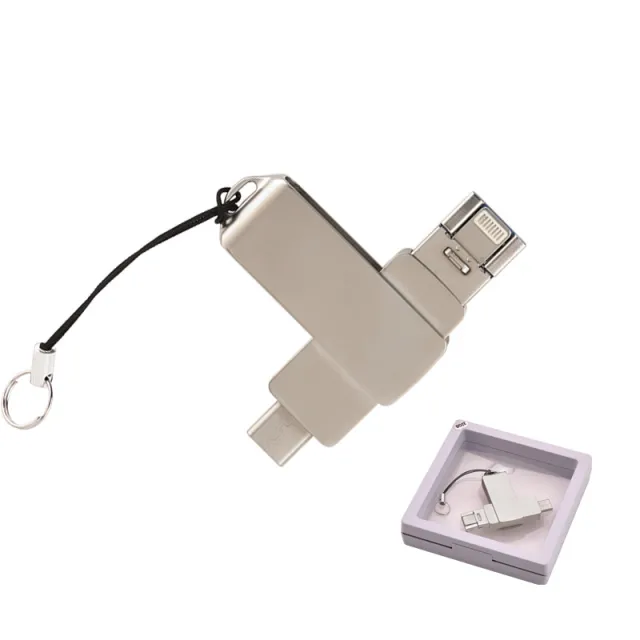 F-202-64 64 GB OTG Usb Bellek Silver