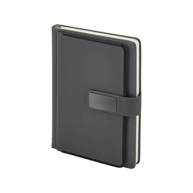 2452 15 x 21 Termo Deri Defter Gri