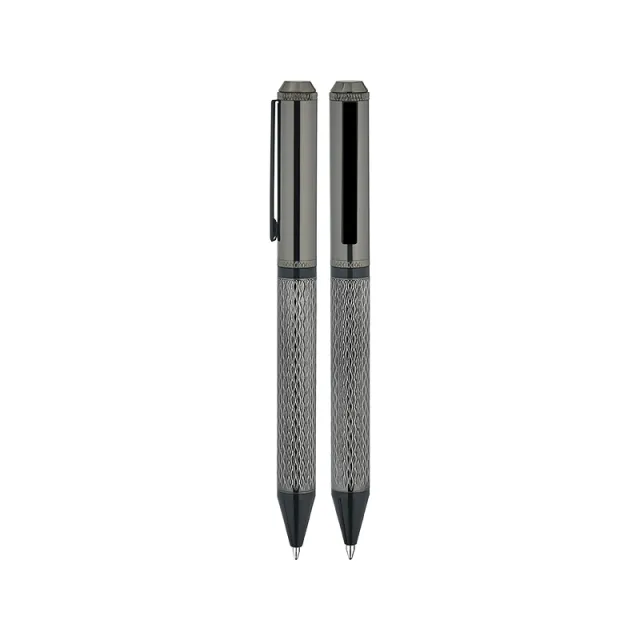 1254-T Metal Tükenmez Kalem Füme parlak