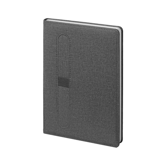 2425 15 x 21 Termo Deri Defter Gri