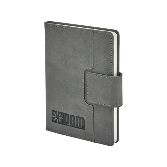 2447 15 x 21 Termo Deri Defter Gri