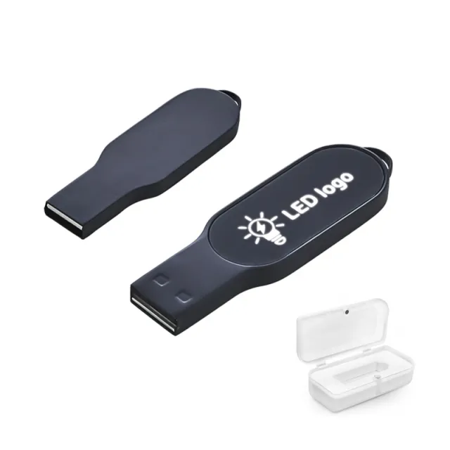 F-205-32 32 GB Işıklı Usb Bellek Siyah