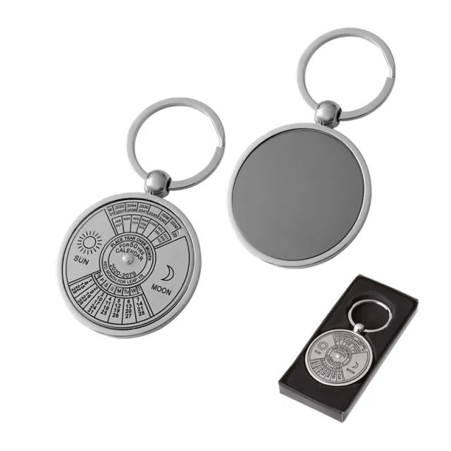 2123 Tek Taraflı Metal Anahtarlık Krom