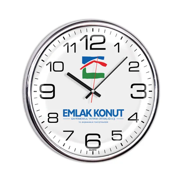530-M Metalize Duvar Saati Uni