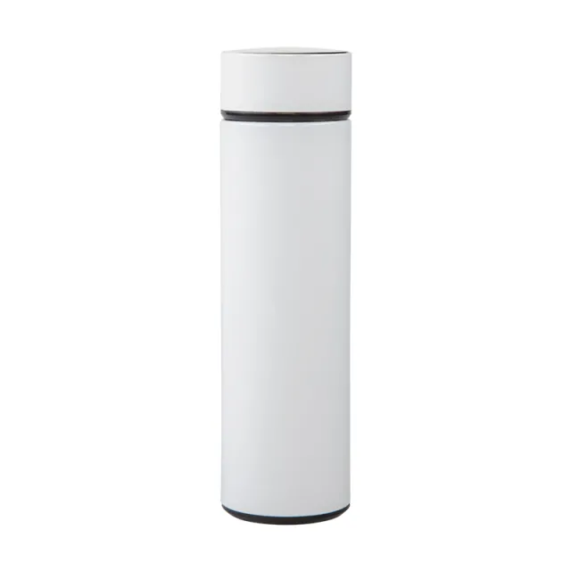5338 Dijital Süzgeçli Termos / 450 ml Beyaz